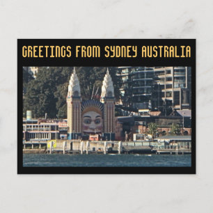 Carte Postale Salutations de Sydney Australie