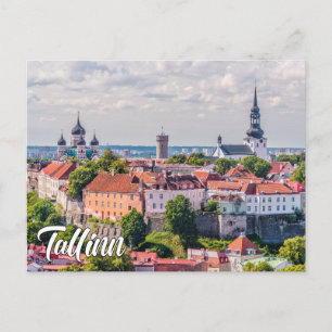 Carte Postale Salutations de Tallinn, Estonie