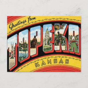 Carte Postale Salutations De Topeka Kansas
