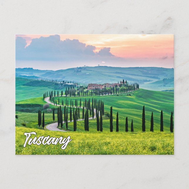 Carte Postale Salutations De Toscane, Italie (Devant)