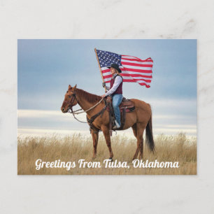 Carte Postale Salutations De Tulsa, Oklahoma Postcard