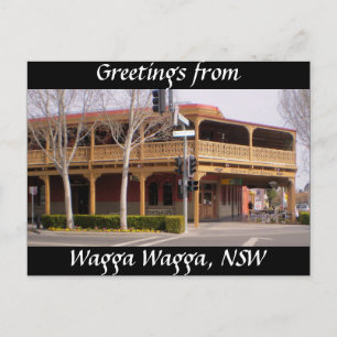 Carte Postale Salutations de Wagga Wagga, NSW