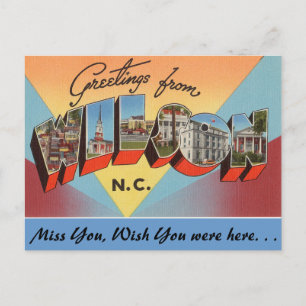 Carte Postale Salutations de Wilson
