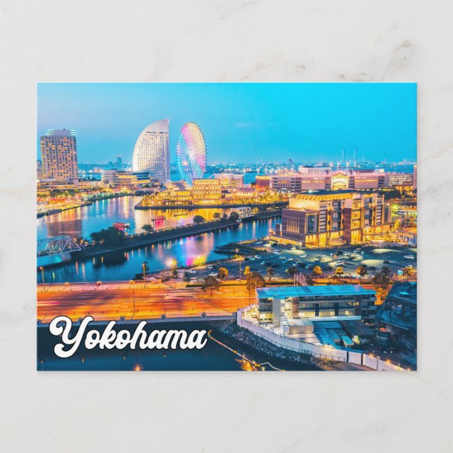 Carte Postale Salutations De Yokohama, Japon (Devant)