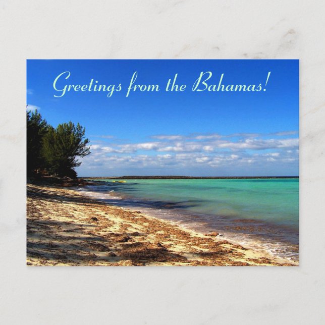 Carte Postale Salutations des Bahamas ! (Devant)