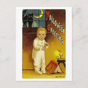 Carte Postale Salutations d'Halloween