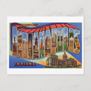 Carte Postale Salutations d'Indianapolis