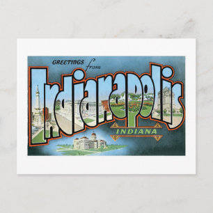 Carte Postale Salutations d'Indianapolis