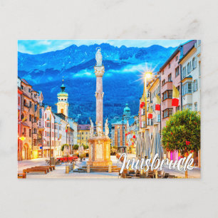 Carte Postale Salutations d'Innsbruck, Autriche