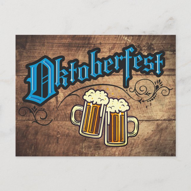 Carte Postale Salutations d'Oktoberfest (Devant)