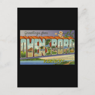 Carte Postale Salutations d'Owensboro Kentucky