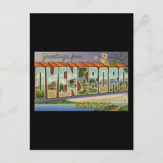 Carte Postale Salutations d'Owensboro Kentucky