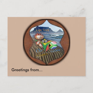Carte Postale Salutations du Cap