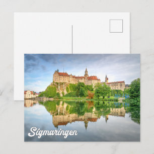Carte Postale Salutations du château de Sigmaringen, Allemagne