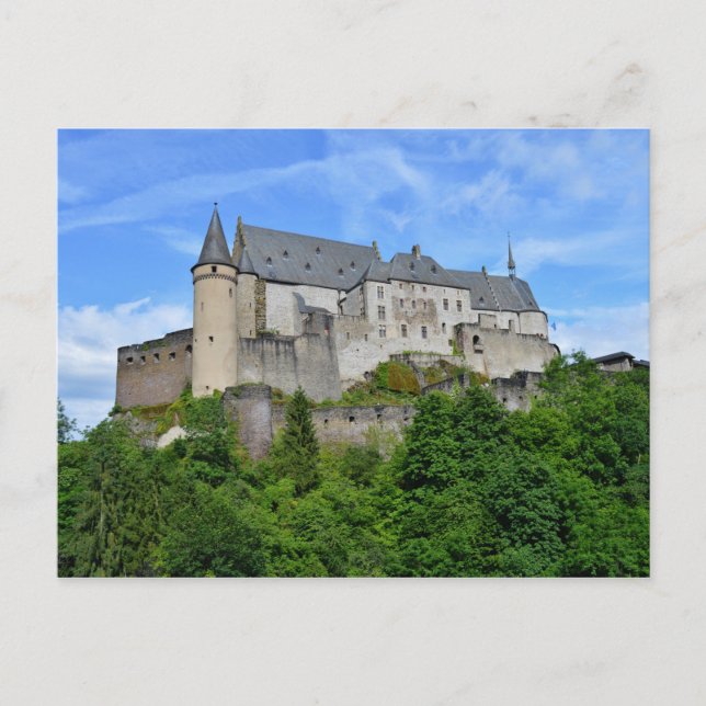 Carte Postale Salutations du Château de Vianden ! (Devant)