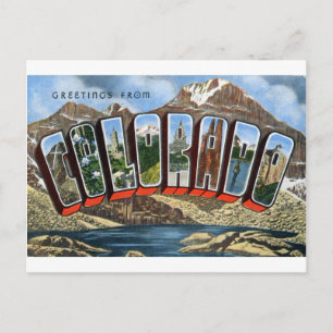 Carte Postale Salutations Du Colorado