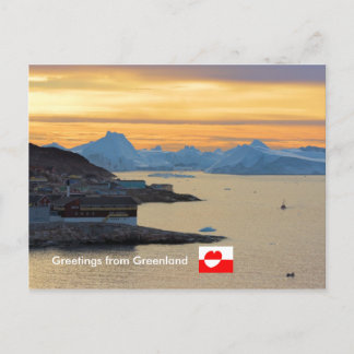 Carte Postale Salutations du Groenland 21