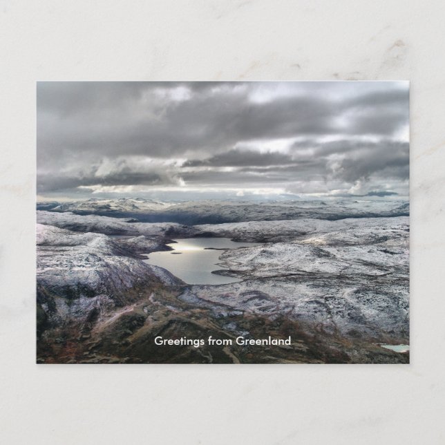 Carte Postale Salutations du Groenland 6 (Devant)