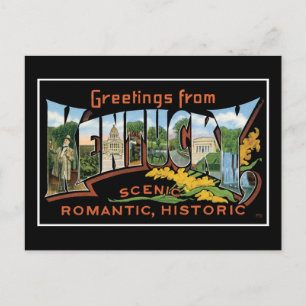 Carte Postale Salutations du Kentucky !
