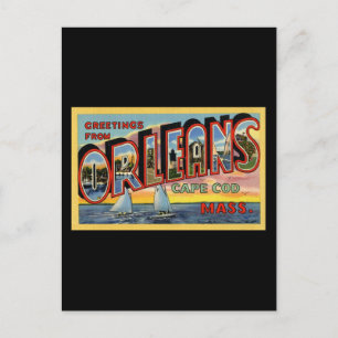 Carte Postale Salutations du Massachusetts d'Orléans