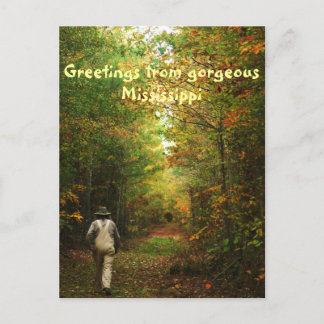 Carte Postale Salutations du Mississippi
