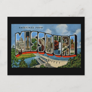 Carte Postale Salutations du Missouri