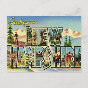 Carte Postale Salutations Du New Hampshire