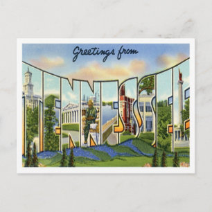 Carte Postale Salutations Du Tennessee