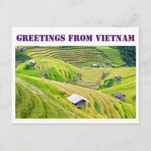 Carte Postale Salutations du Vietnam