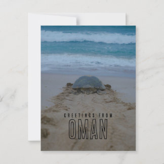 Carte Postale Salutations d'une femme