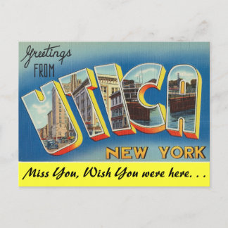 Carte Postale Salutations d'Utica