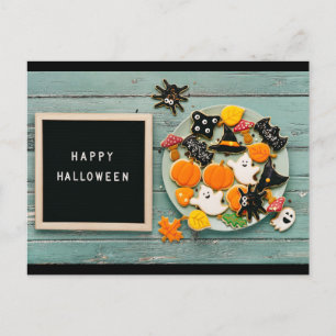 Carte Postale Salutations Halloween