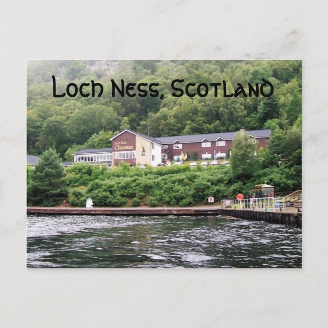 Carte Postale Salutations Loch Ness (Devant)