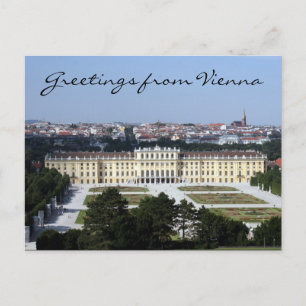 Carte Postale salutations schönbrunn
