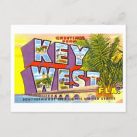 Salutations vintages de Key West, Floride