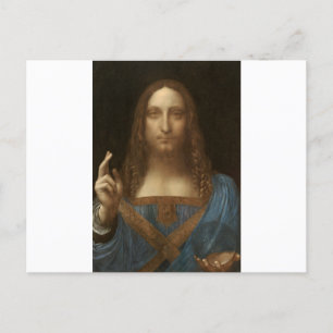 Carte Postale Salvator Mundi by Leonardo da Vinci