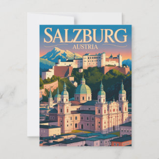 Carte Postale Salzbourg Autriche