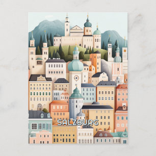 Carte Postale Salzbourg Autriche