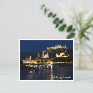 Carte Postale - Salzburg Par Nuit