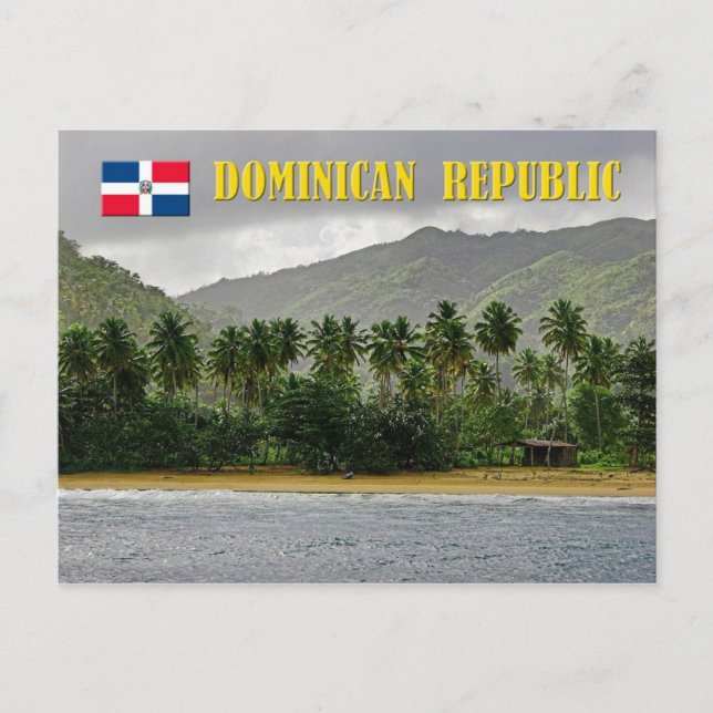 Carte Postale Samana Beach, République Dominicaine (Devant)