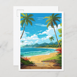 Carte Postale Samara Beach Costa Rica Vintage voyage