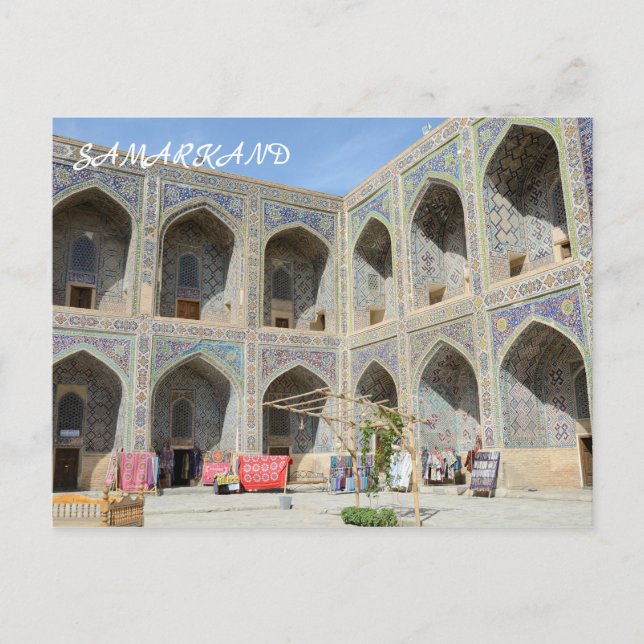 Carte Postale Samarkand, Ouzbékistan (Devant)