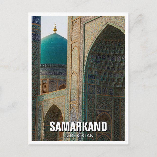 Carte Postale Samarkand Ouzbékistan Travel (Devant)