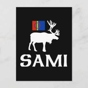 Carte Postale Sami, les personnes de huit saisons