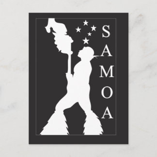 Carte Postale SamoaBlackWhite.ai