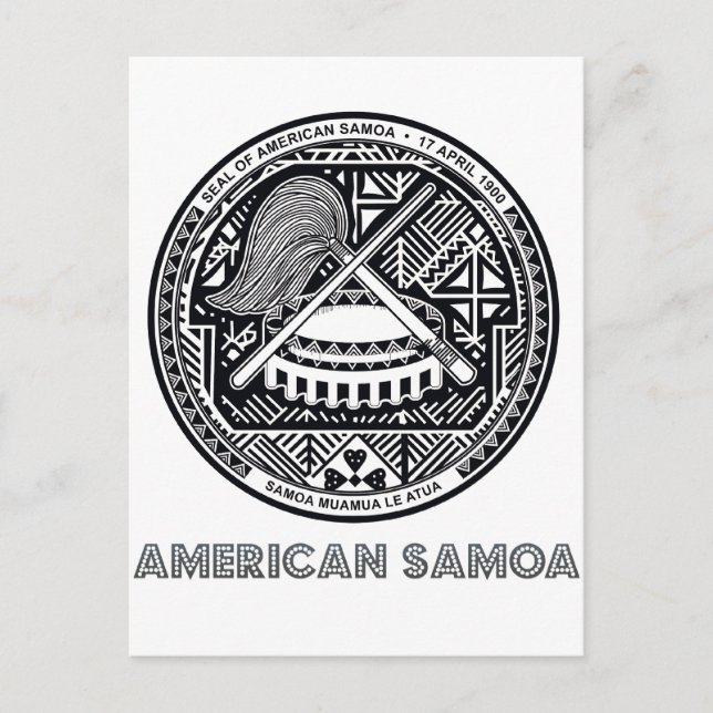 Carte Postale Samoan Emblem (Devant)