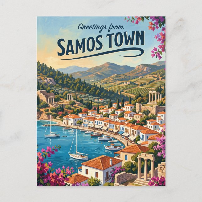 Carte Postale Samos, Grèce Grèce (Devant)