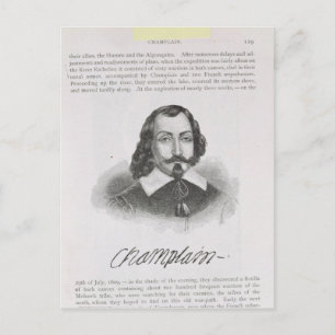 Carte Postale Samuel de Champlain