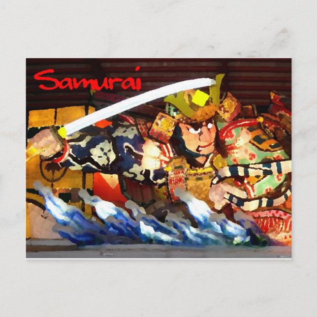 CARTE POSTALE SAMURAI (Devant)