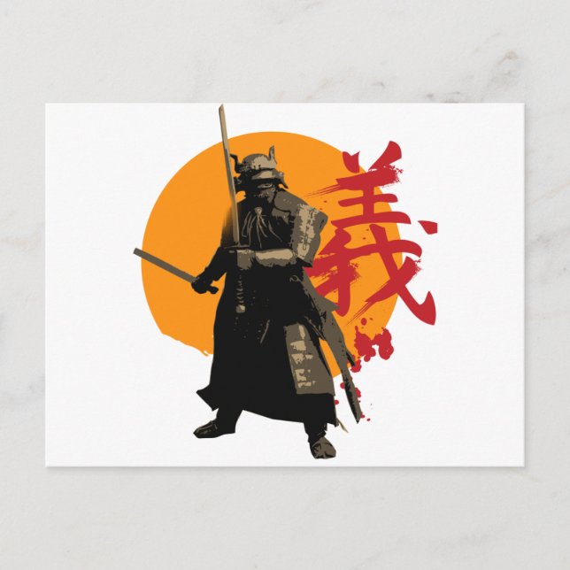 Carte postale Samurai Warrior (Devant)